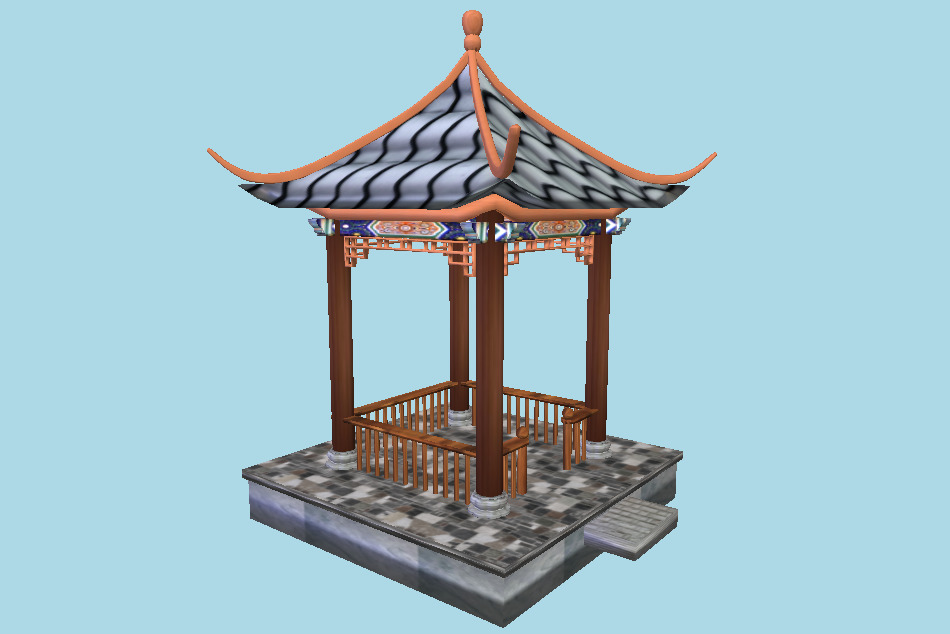 Chinese Pavilion 3d model
